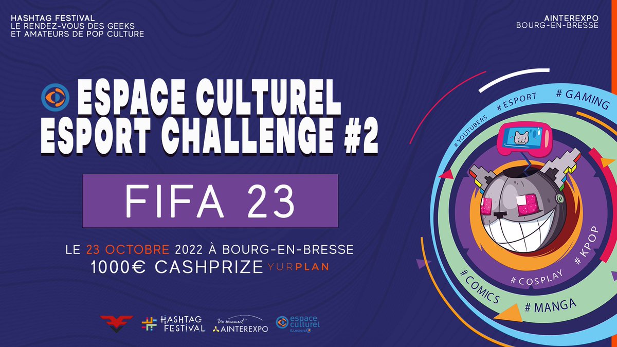 FuryVS_'s tweet photo. Toi aussi décroche le ballon d'or ⚽️
@FestivalHashtag #2 - #FIFA23 Mode 95

Tournoi esport - Espace Culturel esport challenge
🔸 32 slots
🎙️ @Saban_eNonda @DrakoFR_ 
🎟️ Free tournament entry
💰 1000€ of cashprize by @yurplan
🛒https://t.co/D8XanOXMuu

#Furylan #kb9ballondor https://t.co/KFz6ljmSiD