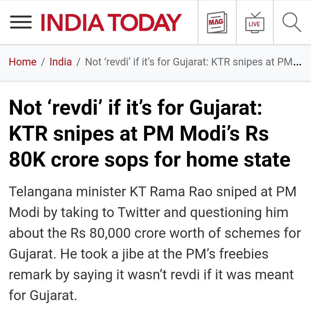d_variya's tweet photo. I don't understand this kind of politics.

👉 When @AamAadmiParty tries to give facilities to all the citizens enjoyed by the ministers, it's called #REVDI. When @BJP4India is giving LPG cylinders free to housewives of Gujarat, Media is Mute. https://t.co/HjBJ0ii4xM