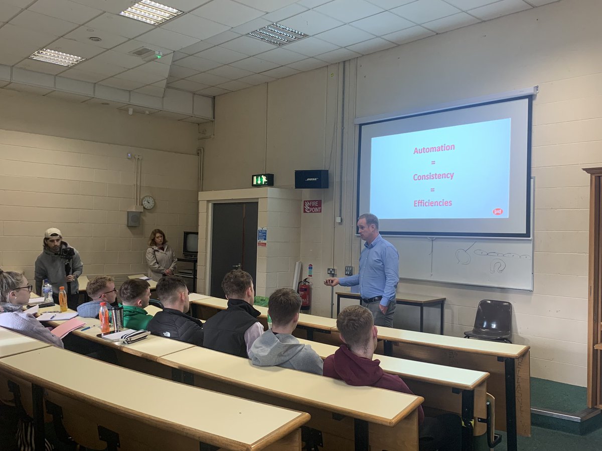 Big thanks to <a href="/BrianORiordan74/">Brian O Riordan</a> from <a href="/LelyCenterMTown/">Lely Center Mitchelstown</a> who kindly agreed to come in and speak to my 3rd year Ag Science students as part of their Applied Precision Farming module today <a href="/BPSMTU/">MTU Biological and Pharmaceutical Sciences</a>