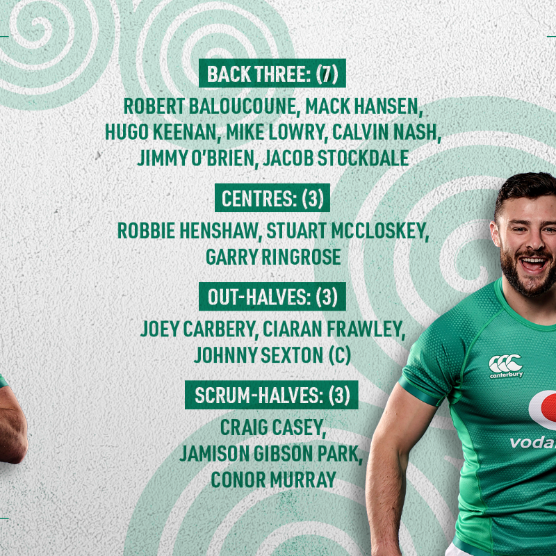 IrishRugby's tweet photo. Introducing your Ireland squad for the upcoming @bankofireland Nations Series at Aviva Stadium! 💪

Head Coach Andy Farrell has also named an additional panel of players for the Ireland 'A' fixture against the All Blacks XV ⬇️

#TeamOfUs | #IrishRugby