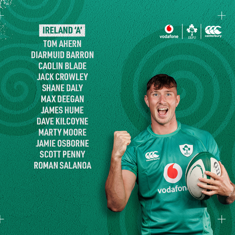 IrishRugby's tweet photo. Introducing your Ireland squad for the upcoming @bankofireland Nations Series at Aviva Stadium! 💪

Head Coach Andy Farrell has also named an additional panel of players for the Ireland 'A' fixture against the All Blacks XV ⬇️

#TeamOfUs | #IrishRugby