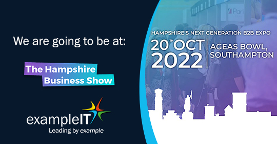ExampleIT's tweet image. Come and see us tomorrow at The Hampshire Business Show!     
Stand 64 come and say hello and find out what offers and prizes we have in store.
#ExampleIT #LeadingByExample #Lenovo #Microsoft #ITResller #ITServices #ITSolutions #B2B #HampshireBusinessShow #HBS22