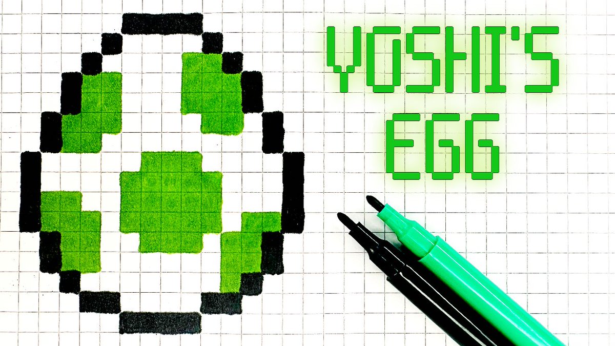 youtu.be/3KLEo6tW0Eo <<- CLICK THE LINK TO SEE HOW TO DRAW YOSHI'S EGG - PIXEL ART #yoshi #yoshiegg #Mario #MarioMovie #mariobros #MarioBrosMovie #pixelart #artistontwittter #speedpainting #howtodraw