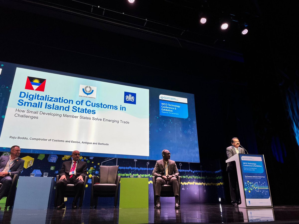 Just spoke at WCO Technology Conference &amp; Exhibition.  Told the Caribbean story of struggles and triumphs with examples of in-house endeavors and Regional efforts