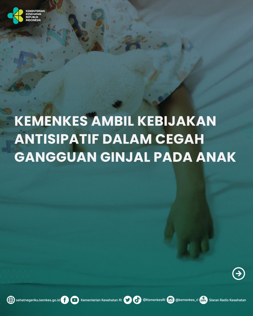 Kasus Gangguan Ginjal Akut/Acute Kidney Injury (AKI) meningkat tajam

Per 18 Oktober, 206 anak di 20 provinsi dilaporkan mengalami gagal ginjal akut, 99 diantaranya meninggal dunia

Menyusul temuan ini, sejumlah langkah antisipatif masih &amp; terus dilakukan <a href="/KemenkesRI/">Kementerian Kesehatan RI</a>. Apa saja?