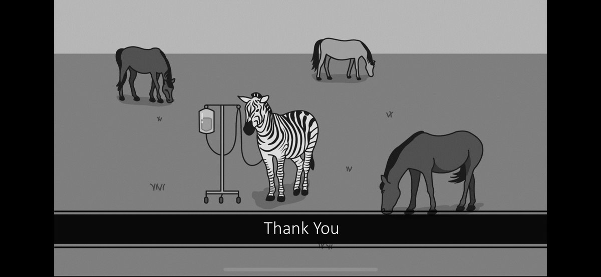 Delighted to give this talk to the early risers in Berlin this morning! We’re taught in medicine that when we hear hooves we should think horses not zebras, but where do the zebras go when they’re feeling unwell?! The ED obviously! #EUSEM2022