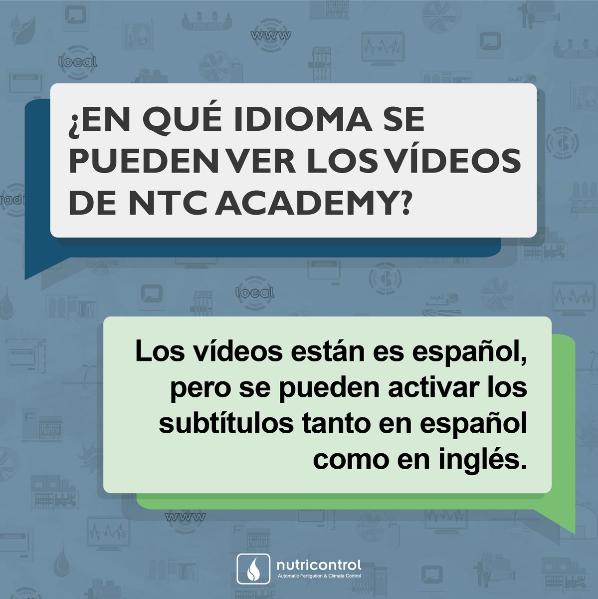 Nutricontrol_es's tweet photo. 🤔 ¿En qué idioma se pueden ver los vídeos de NTC Academy?
✅ Los vídeos están en español, pero están disponibles los subtítulos para una mayor compresión, tanto en español como en inglés.
#NTC_FAQs #NutricontrolResponde #NTC_Academy https://t.co/dzJ8Liv2II