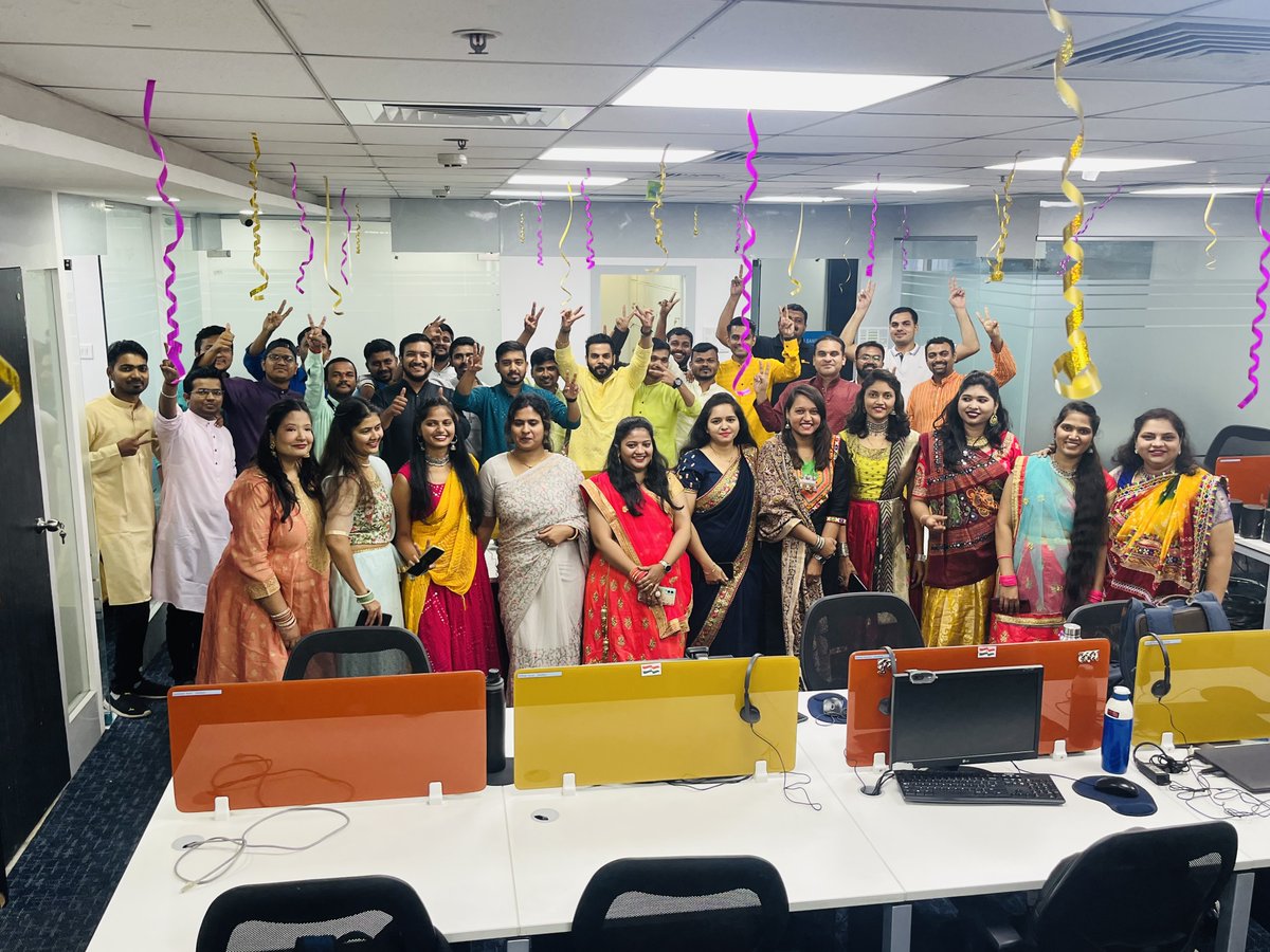 Kcsitglobal's tweet photo. Love the energy and vibe Team KCS adds to everything!  

#Navratri2022 #weareKCS #celebrationsatKCS #garbalove #navratrivibes #KCS #latepost https://t.co/sXaJxdAYZv