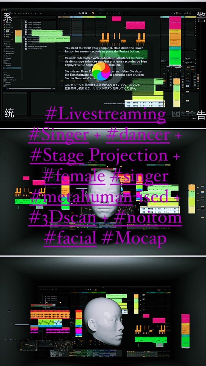 lululi_didelidi's tweet photo. #Livestreaming
#Singer + #dancer + #StageProjection + #female #singer #metahuman-ised + #3Dscan + #noitom #facial #Mocap https://t.co/pKii2qhwlN