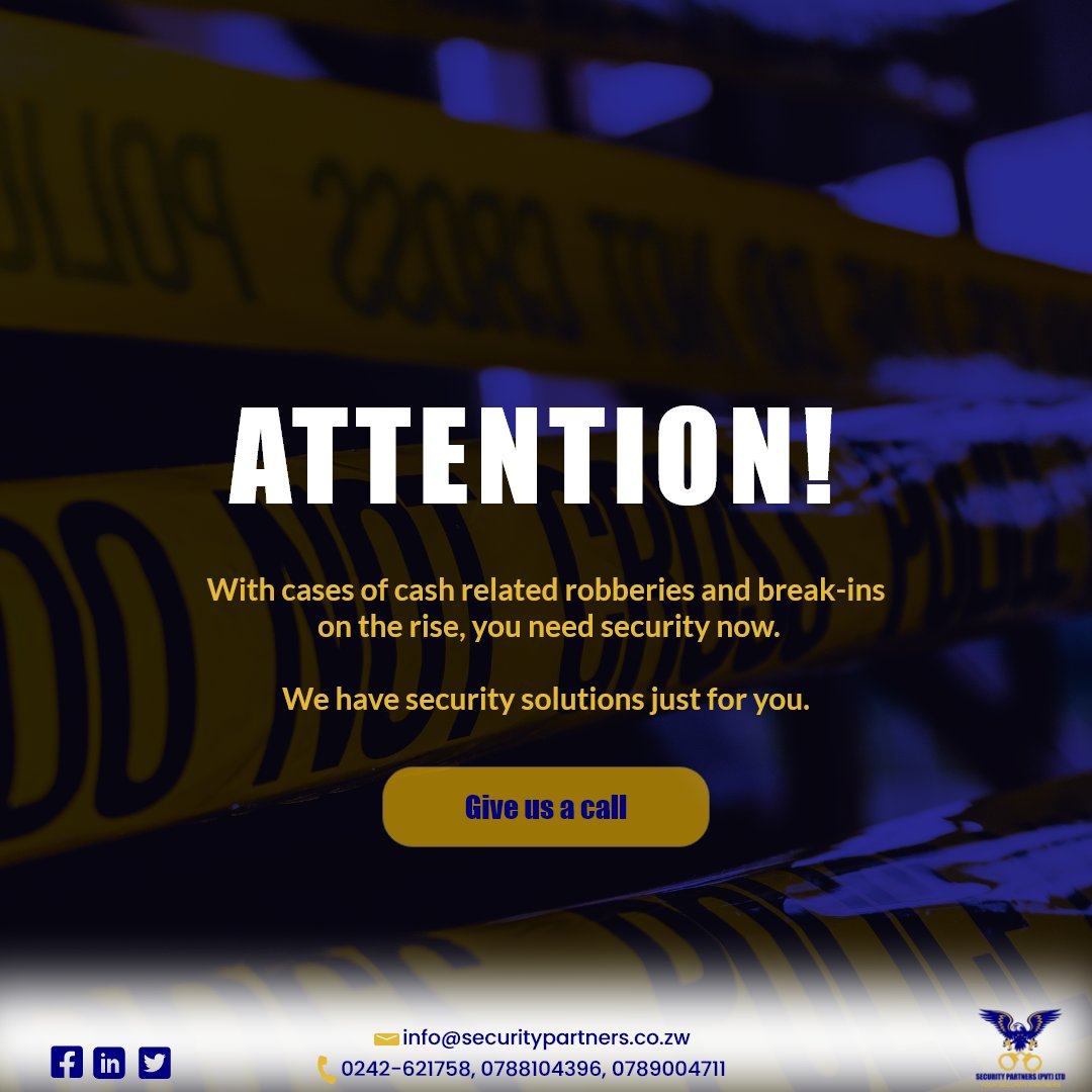 secpatzw's tweet photo. Get in touch for affordable security services.
#securityguardservices #armedguards #eventguards https://t.co/r76d05gFJ0