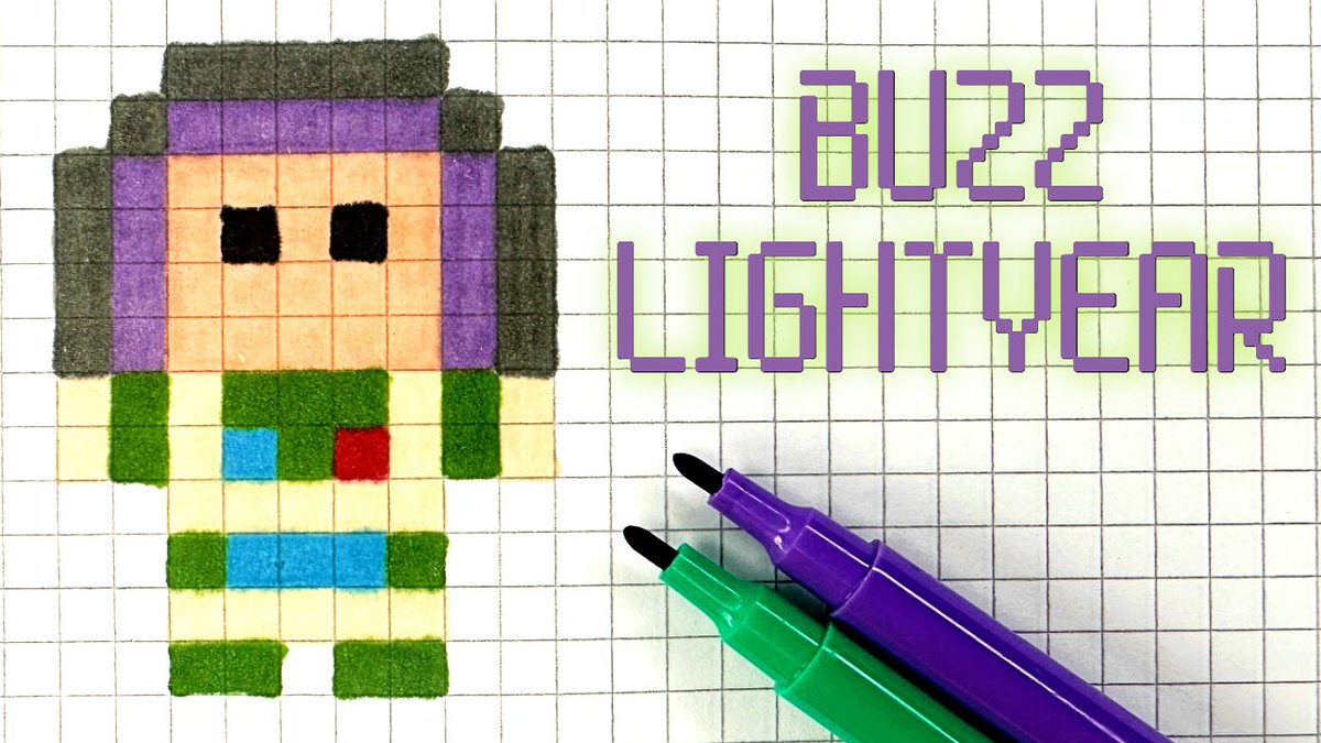 youtu.be/h_gR4O_2GUQ <<- CLICK THE LINK TO SEE HOW TO DRAW BUZZ LIGHTYEAR FROM TOY STORY - PIXEL ART #Buzz #ToyStory #lightyear #buzzlightyear #Pixar #pixelart #artistontwittter #speedpainting #howtodraw