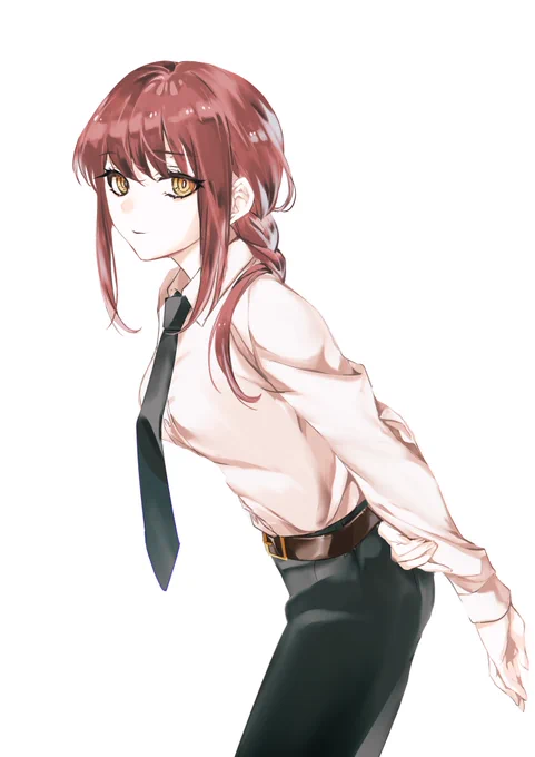 マキマさんにひたすら見つめられたい人間が描いた絵です#マキマ #チェンソーマン 