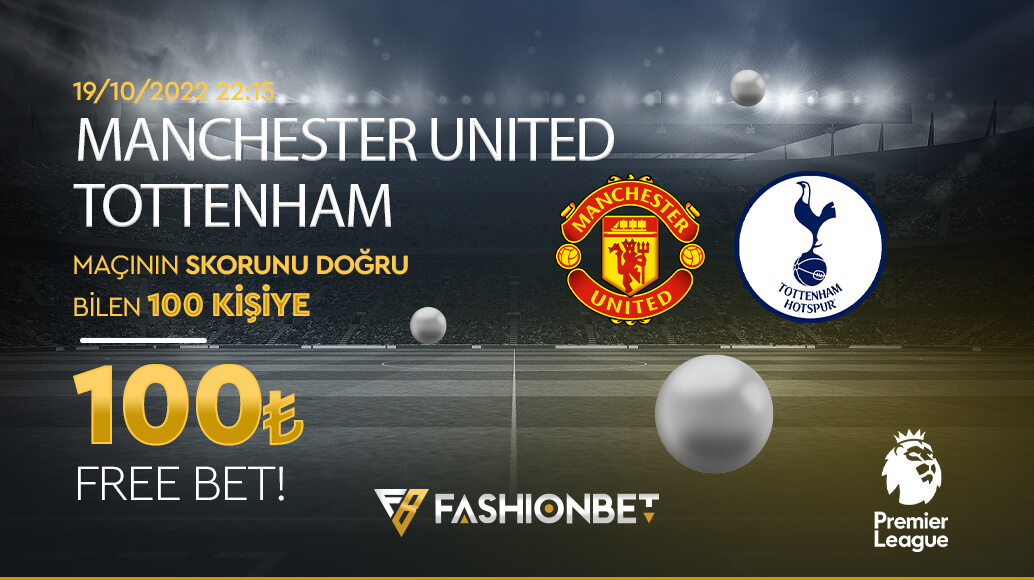 fashionbet_'s tweet photo. 🎁Manchester United - Tottenham karşılaşmasının skorunu doğru tahmin eden 100 kişiye 100₺ Freebet hediye!

👉Yapman gerekenler;

🔝Gönderiyi Retweetle,  
🐦Hesabımızı takip et, 
✏️Kullanıcı adını yoruma bırak!

📲https://t.co/hmAXbaeReT https://t.co/zHyd8A6B40