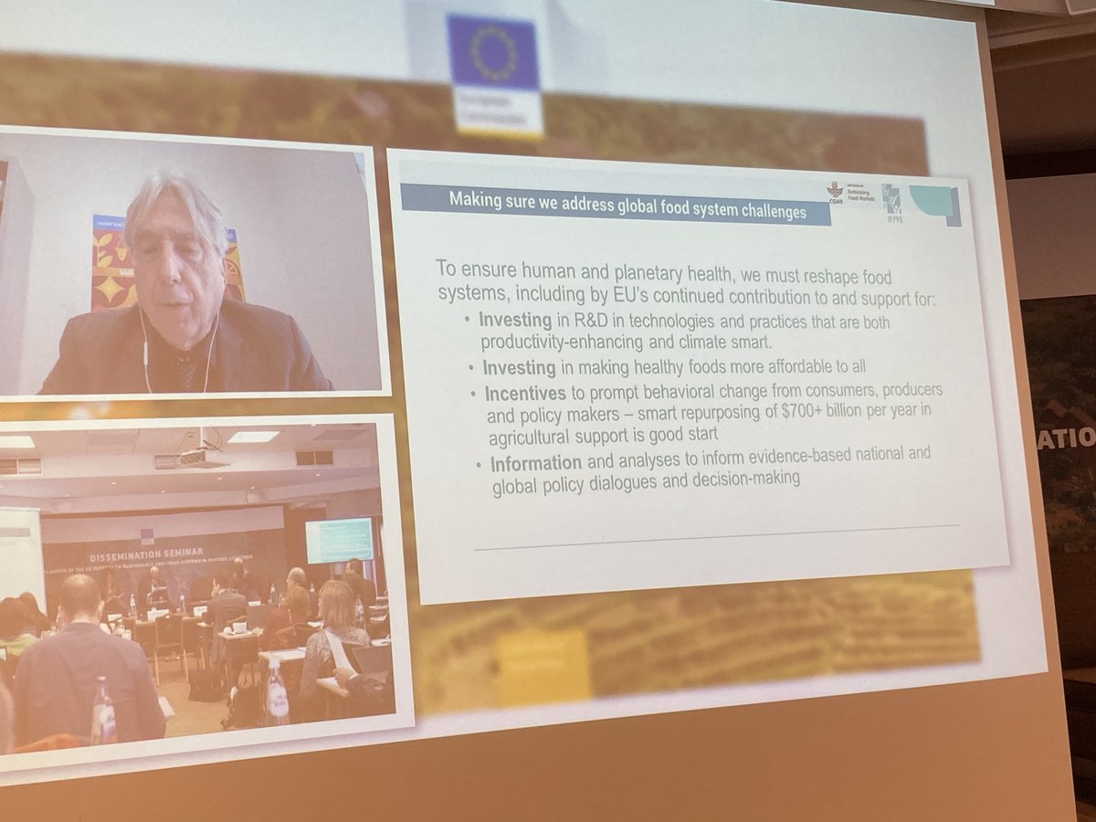 And <a href="/IFPRI/">IFPRI</a>’s @RobVos finds the evaluation is useful “thought for food” to address current food system challenges. 

He stresses more investments in research and innovation and in information systems to support evidence-based national and global decision-making are needed