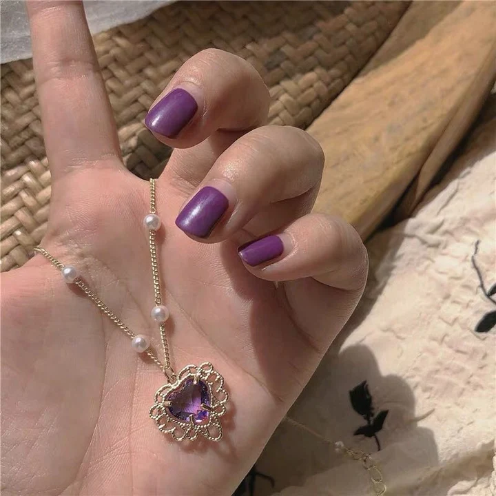 prettiestavenue's tweet photo. 💜 crystal heart necklace https://t.co/wDD8LY9fp6