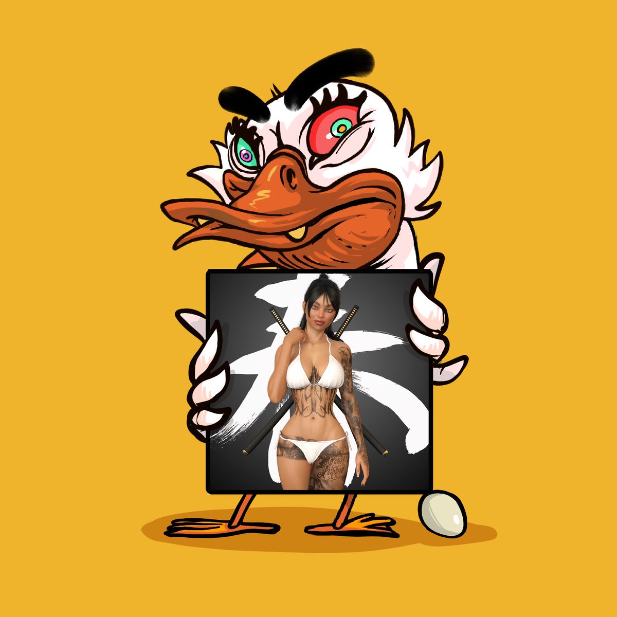 Uglyduckwtf's tweet photo. Todays mystery egg NFT is a Jill from the @mollynft_ ecosystem 😱 You gain access to Jill’s onlyfans and additional staking benefits!

50k tokens to one lucky duck🦆
1️⃣Like &amp; retweet
2️⃣Tag three friends
3️⃣Comment Eth address

#uglyduckwtf #duckarmy #NFTartwork #NFTCommunity #NFTs https://t.co/GTITYedRHE