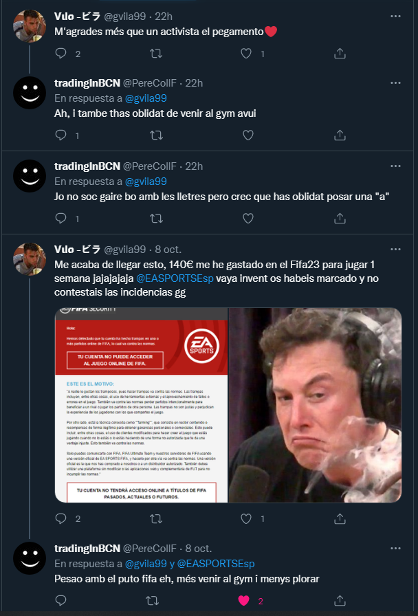 polru99's tweet photo. @gvila99 @PereCollF Puto Pere jajajajaja full hater https://t.co/TbdG57Qqkd