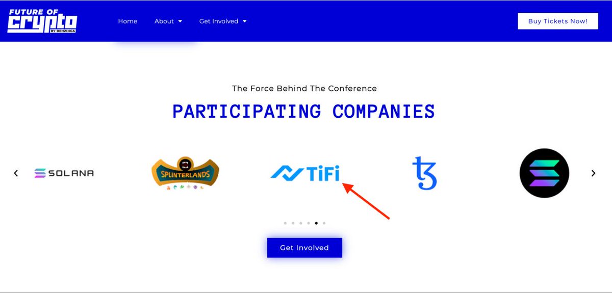 TiFiToken's tweet photo. We are thrilled to announce that TiFi will join @Benzinga 's #FutureofCrypto Event in the financial hub of the world - New York City on December 7, 2022, as one of the participating companies. Visit https://t.co/hcoXRpIrWW for more information! https://t.co/6bchlMBR1d