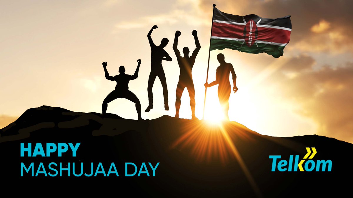 Telkom Kenya (@telkomkenya) on Twitter photo Today we remember the heroes who sacrificed everything for us to hold our flag high for our freedom! 
Happy Mashujaa Day. #mashujaaday🇰🇪 Today we remember the heroes who sacrificed everything for us to hold our flag high for our freedom! 
Happy Mashujaa Day. #mashujaaday🇰🇪