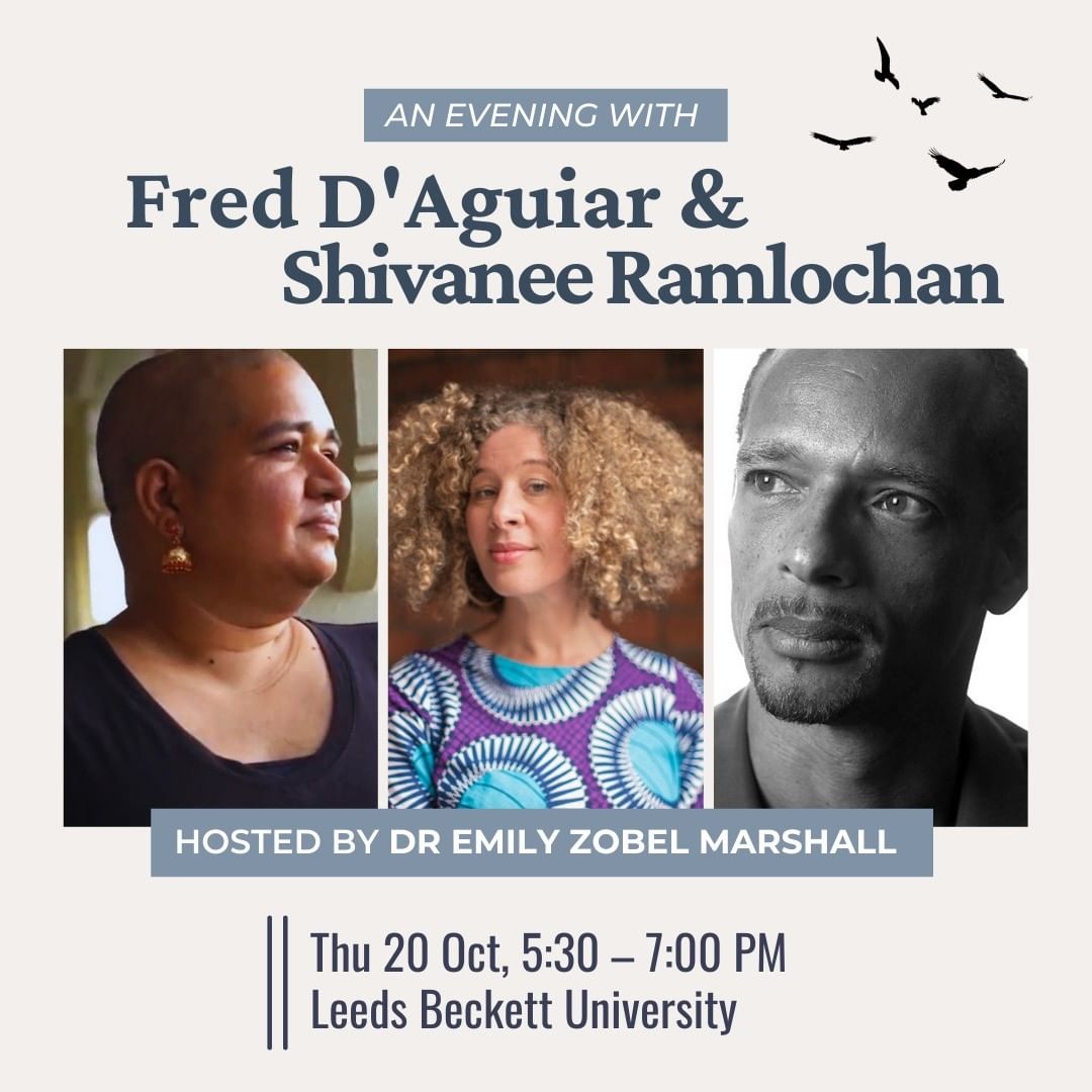 🚂I love going up North, and what finer reason than to read poems? Tomorrow, I'll be at @BeckettEnglish with @freddaguiar, hosted by @EmilyZMarshall. Free tickets are still available, though going fast! 🎫 bit.ly/beckettpoems Co-hosted by @leedsbeckett + @renaissanceone.