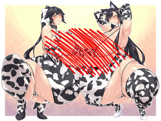 差分は噴乳Verと全裸Ver・黒乳首Verの
いわゆる「い つ も の」です 