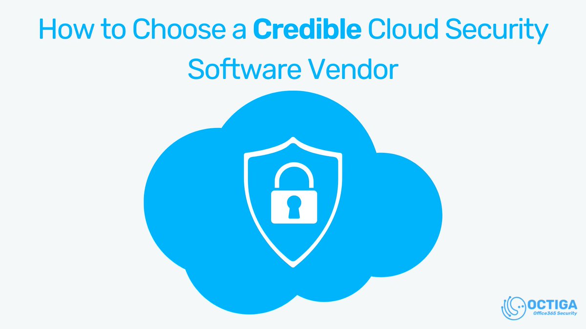 Octiga_io's tweet photo. 3 Steps to Ensure the Quality of Cloud Security Software Vendors
A growing set of issues around data security and vendor risk management has emerged. Learn which characteristics to consider while shortlisting cloud security vendors: https://t.co/0cWiRKgYAU https://t.co/k6hIoz1ZKF