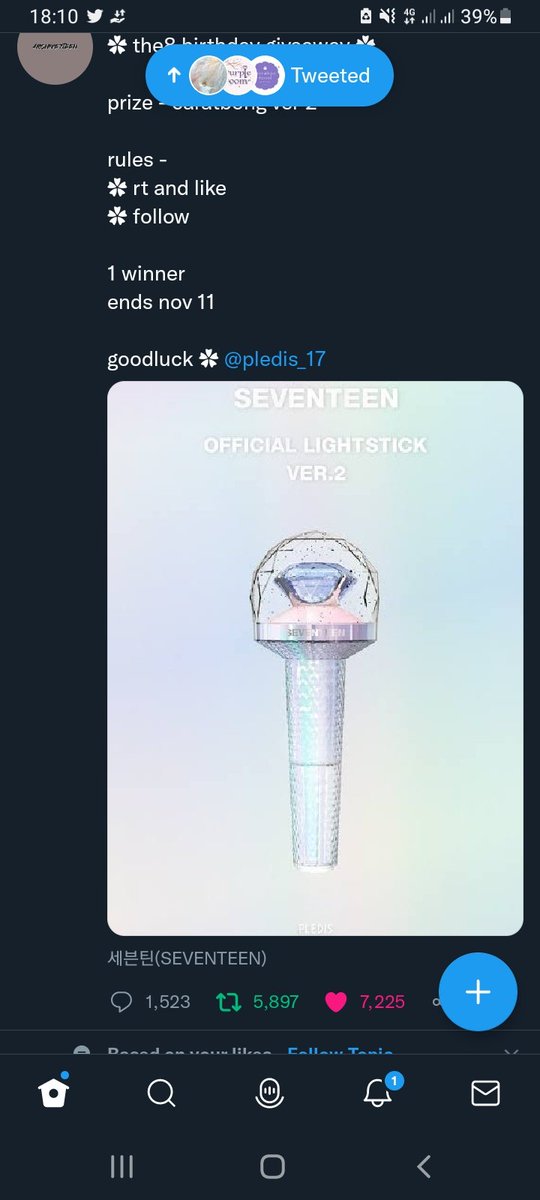blueMoonie0000's tweet photo. @archive7teen @pledis_17 Done hope to winnn https://t.co/EKNPOOwvNj