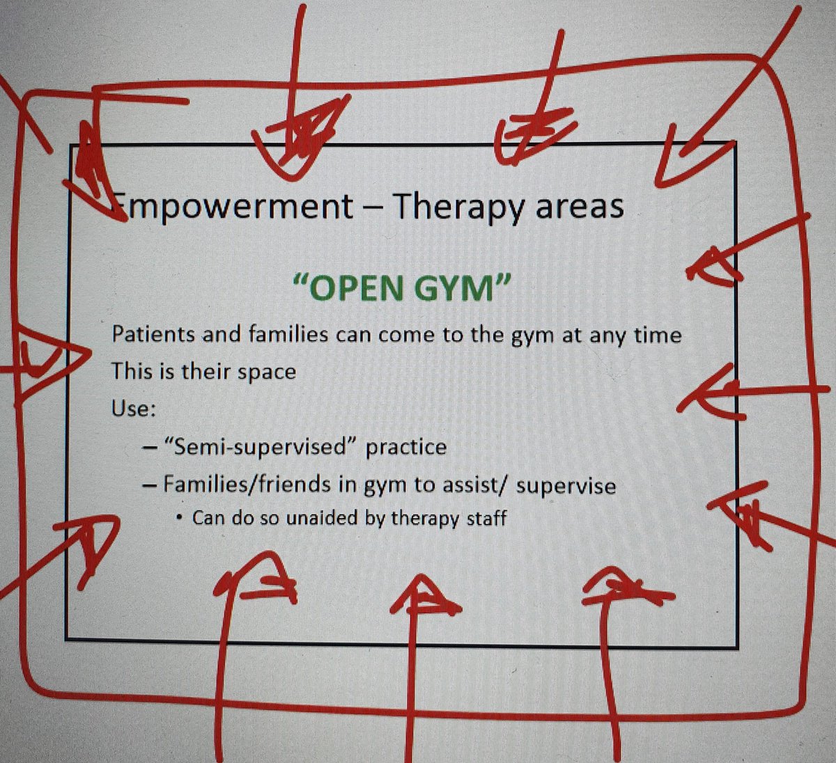 saeboukglyn's tweet image. Do we know how many stroke rehab units have open gym facilities @ACPIN_UK @RCOT_NP
