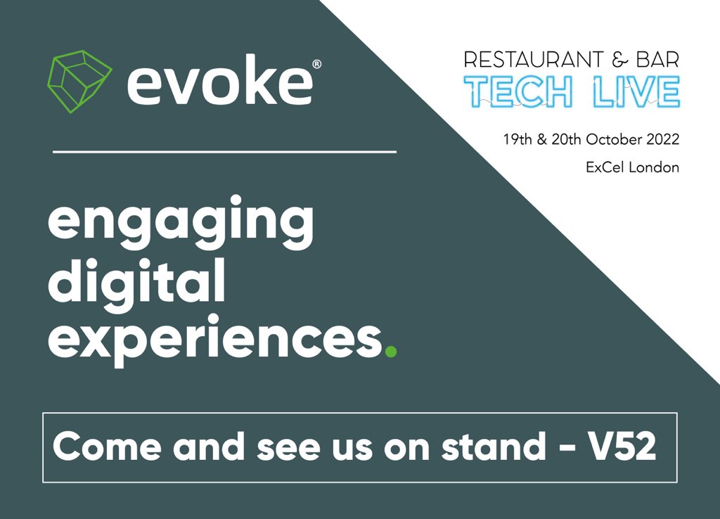 We are exhibiting at the Restaurant &amp; Bar Tech Show #RBTL22 today and tomorrow.

If you’re visiting, make sure you come and see us on stand V52.

We’re looking forward to showcasing our full range of digital and POS solutions to you.

#hospitality #digital #POS