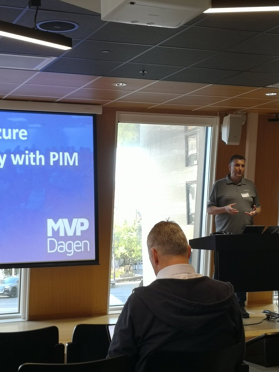 The man the myth the legend @olavtwitt speaking about PIM at #mvpdagen