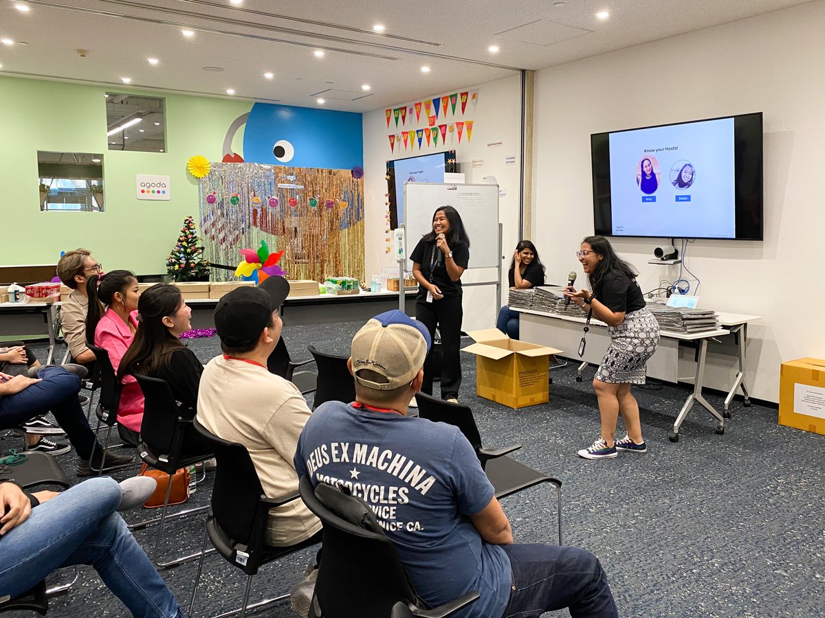 lifeatagoda's tweet photo. Learning Compliance and Ethics while also having fun!

Our Compliance and Ethics team organized a quiz and happy hour event as part of this year’s Global Ethics Week celebration. Being compliant and ethical is part of our core values at Agoda.

#lifeatagoda #globalethicsday https://t.co/pb6TMJsFHy