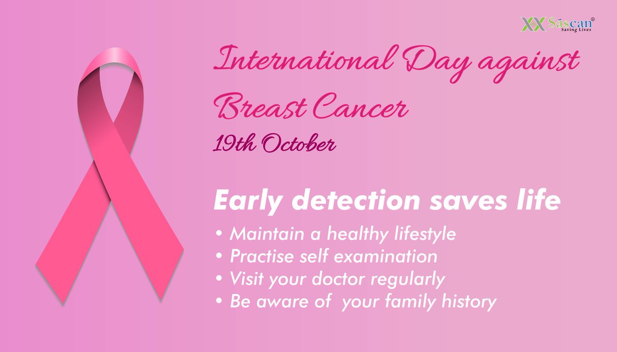 Breast cancer is the second leading cause of cancer death among women. Breast cancer treatment can be highly effective, achieving survival probabilities of 90% or higher, particularly when the disease is identified early. 

Early Detection Saves Life..

#BreastCancerAwareness