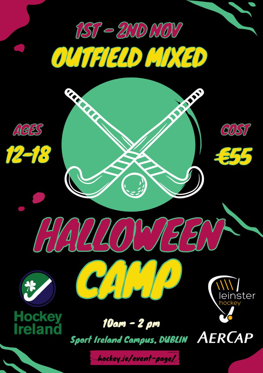 irishhockey's tweet photo. ๐ปHalloween camps in Dublin, Munster and Connacht! BOO!k now to avoid disappointment๐ป https://t.co/GtxUqObwfs #HIDevelopment https://t.co/i8kwQhIGaK