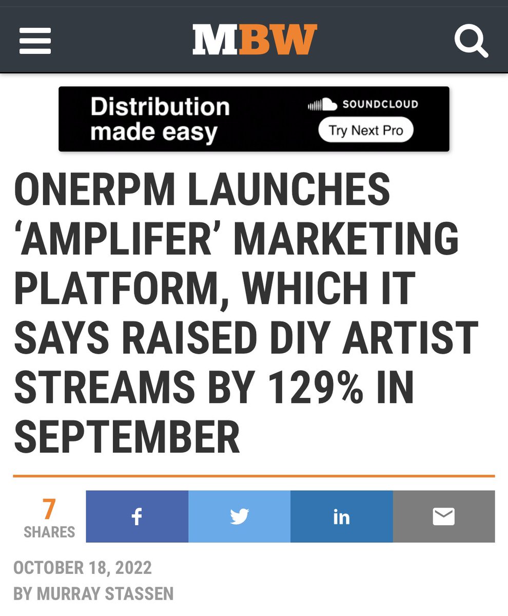 BenjaminStaxx_'s tweet image. Thank you @musicbizworld @ONErpm 

musicbusinessworldwide.com/onerpm-launche…