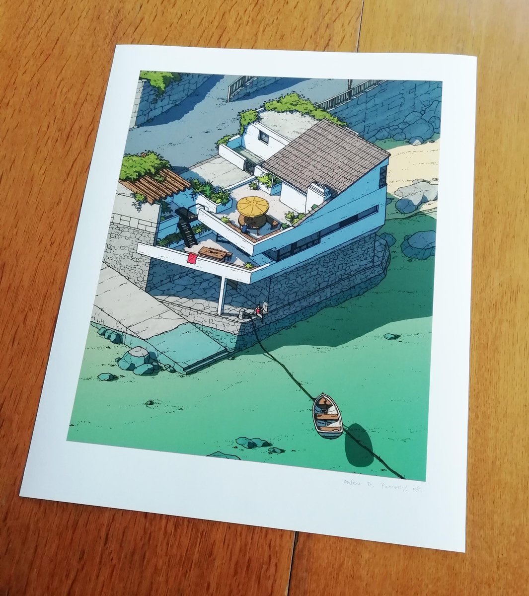 「Limited edition of 50 available from .Si」|Owen D. Pomeryのイラスト