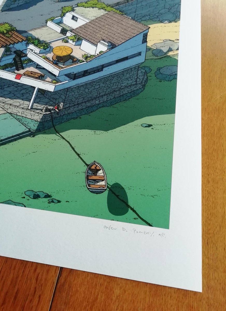 「Limited edition of 50 available from .Si」|Owen D. Pomeryのイラスト