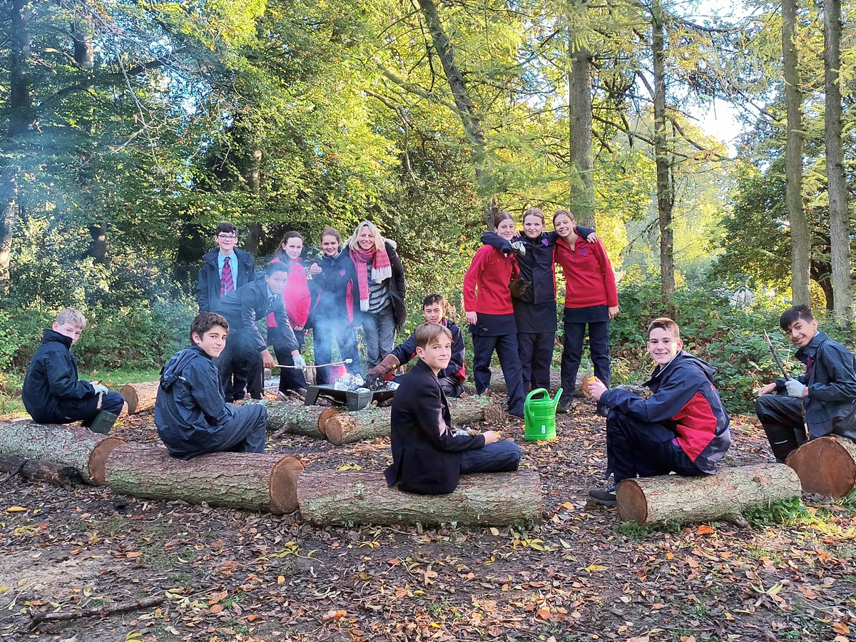 OPS_OratoryPrep's tweet image. What a lovely photo of our #Year8 pupils enjoying an action-packed #ForestSchool lesson in the sunshine yesterday.

Tasty pizza and whittling was on offer around the camp fire with lots of chats amongst friends!

#OPSLearning #ForestSchool #fun #friendship #wellbeing