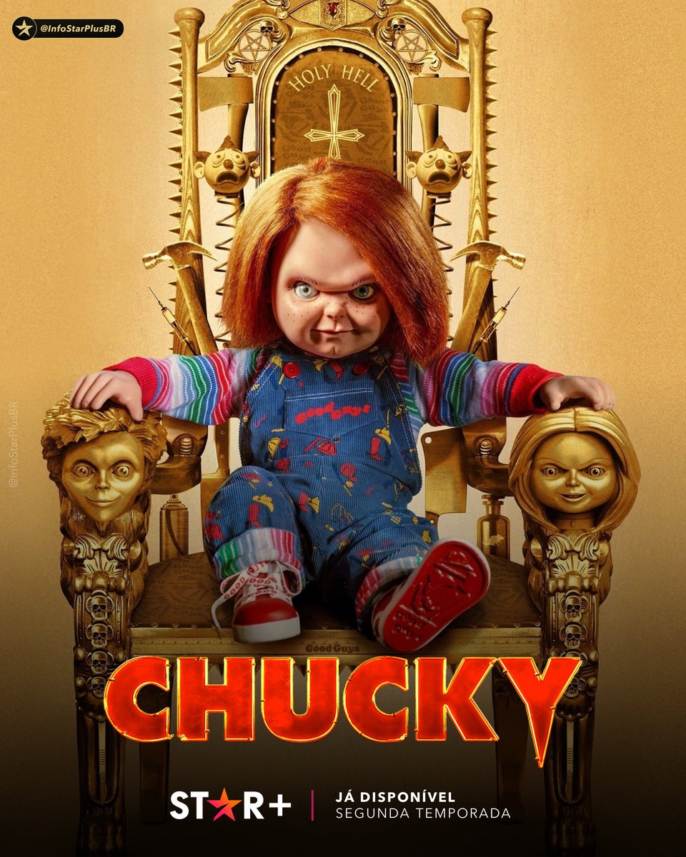 InfoDisneyHulu's tweet photo. O primeiro episódio da segunda temporada de #Chucky entrou no catálogo do Star Plus https://t.co/SBv1TiD4Mk