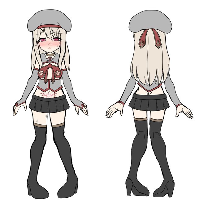 穂群原学園小等部改造制服 