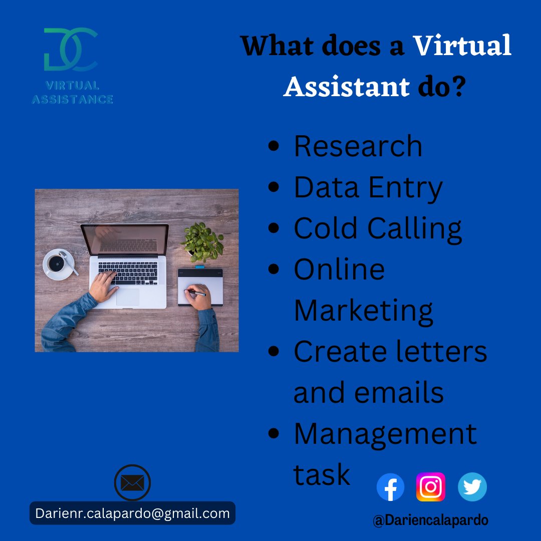DarienCalapardo's tweet photo. Virtual assistants are a great way to add more value to your business without adding new employees. They can take care of tasks like researching and data entry, cold calling, online marketing, creating letters and emails, and managing tasks.🗄 #DigitalJobsPH #VirtualAssistance https://t.co/fhJ9RtmVUf