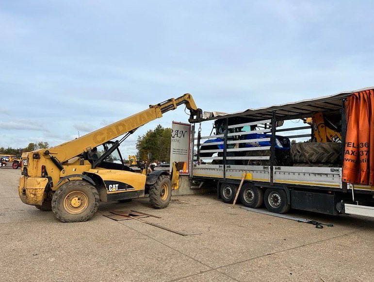 CheffinsMachine's tweet photo. Busy busy on the monthly machinery side today. Machines getting washed and loaded out to far away lands! 
Consigning now for our next sale on 7th November. https://t.co/4c5pCaDuAj