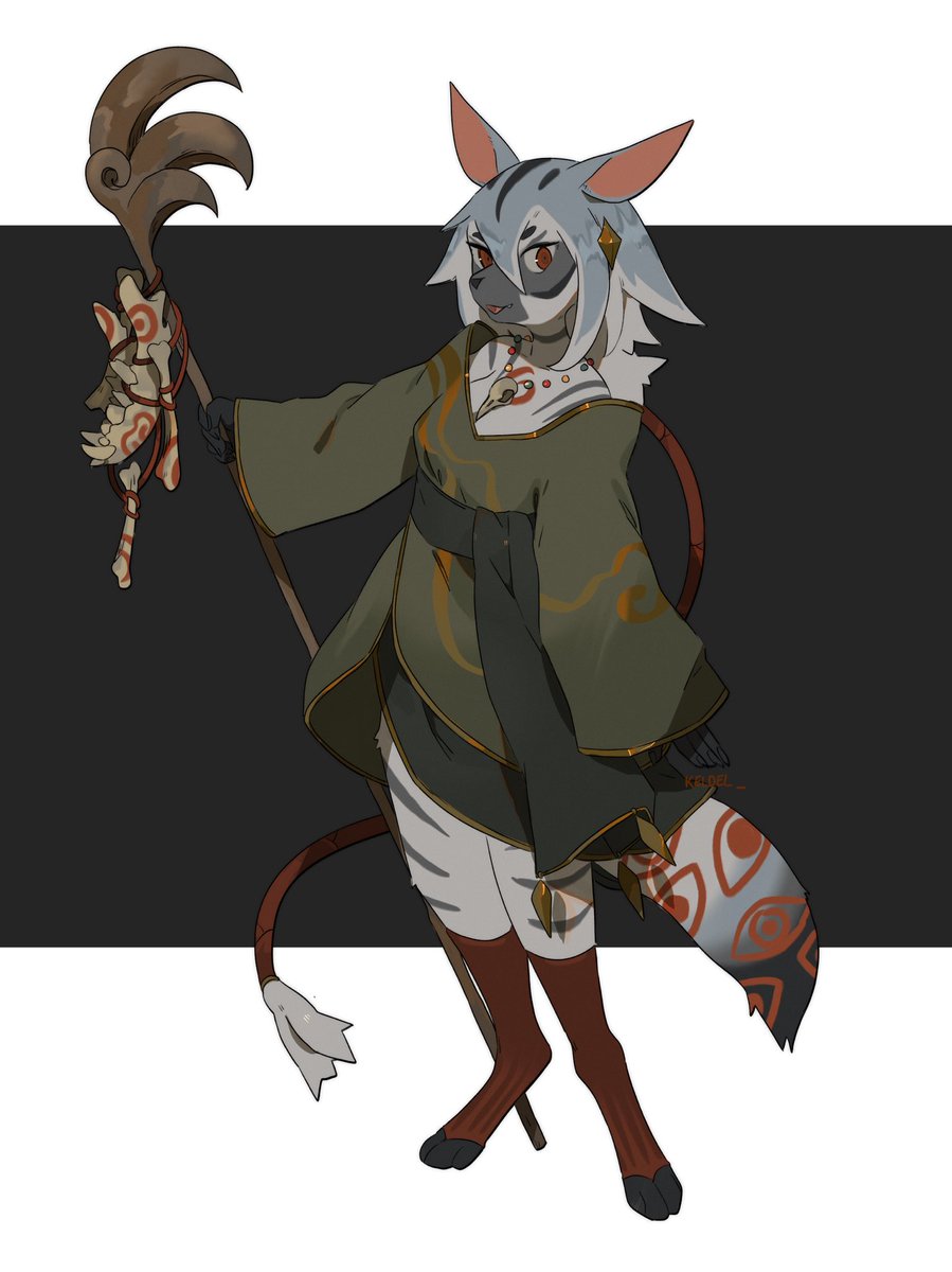 「Aardwolf Warlock 」|☀️keldel☀️のイラスト