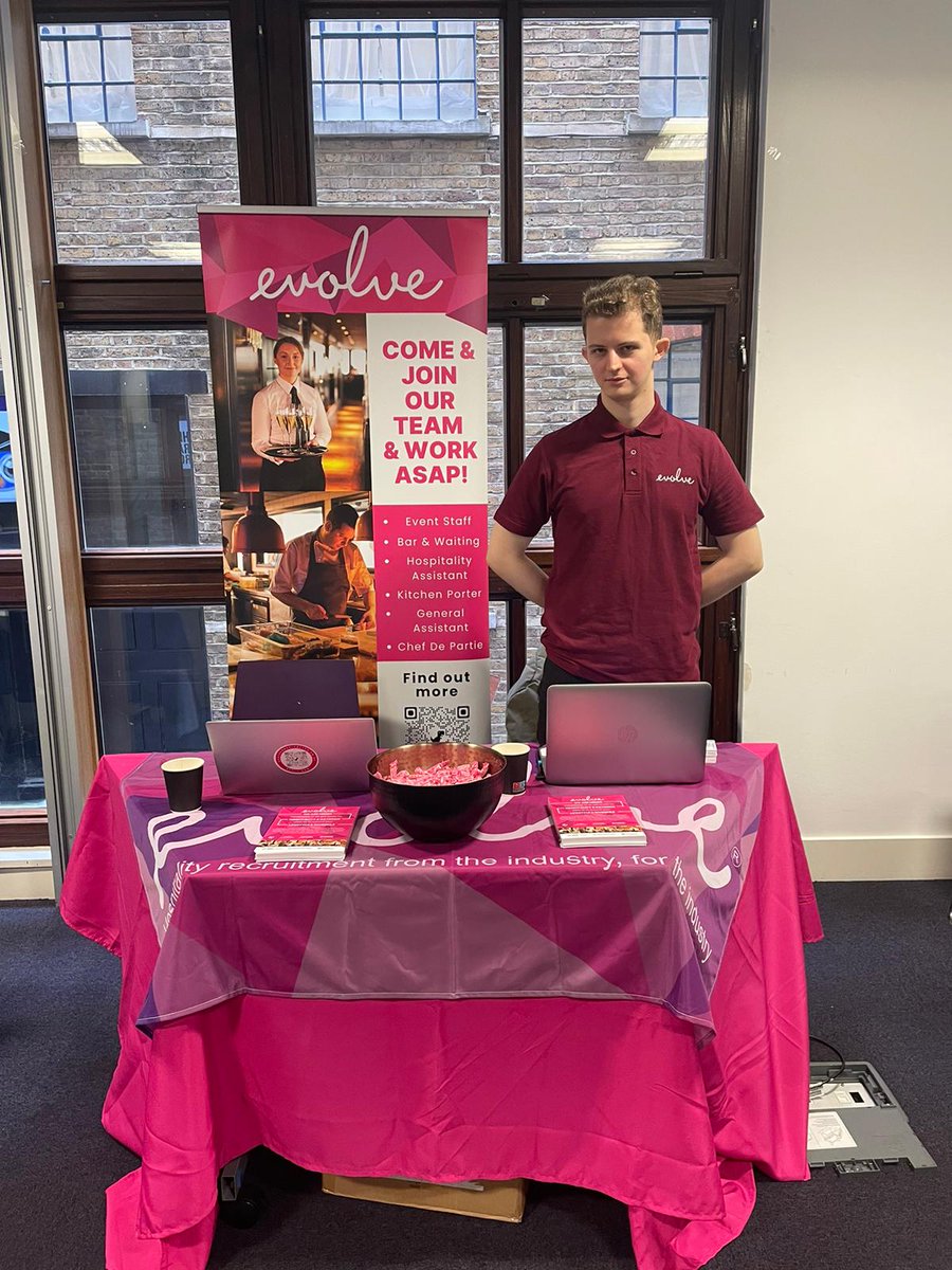 The Evolve Group (@evolvegroup_uk) on Twitter photo Today Evolve Hospitality is at <a href="/covunilondon/">Coventry University London</a> Careers Fair, sharing the types of temporary hospitality work that students can benefit from around their studies.
Come say hello 👋 Today Evolve Hospitality is at <a href="/covunilondon/">Coventry University London</a> Careers Fair, sharing the types of temporary hospitality work that students can benefit from around their studies.
Come say hello 👋