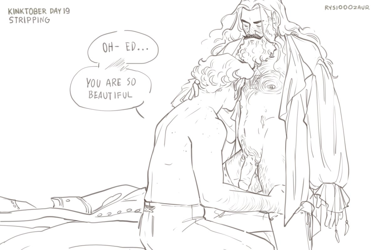 rysiutokwiat's tweet photo. Kinktober DAY 19 
Stripping
#ofmdkinktober https://t.co/Kw0WZpnqlS