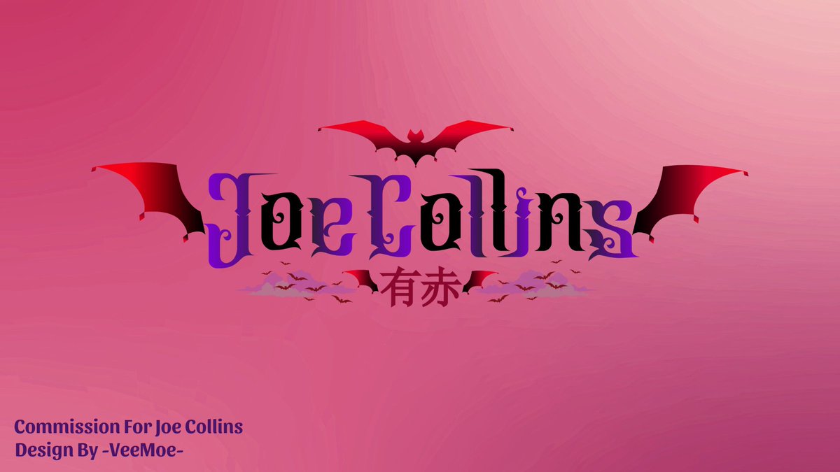 VeeMoe36's tweet photo. Commission for @joeisbat 
Thank you for supporting me 💜🦇❤️
 #Vtubers #VTuberEN #VTuberAssets  #VTuberUprising #vtubercommissions #LogoCommission #vtubercommission https://t.co/ffxLSqb9cG