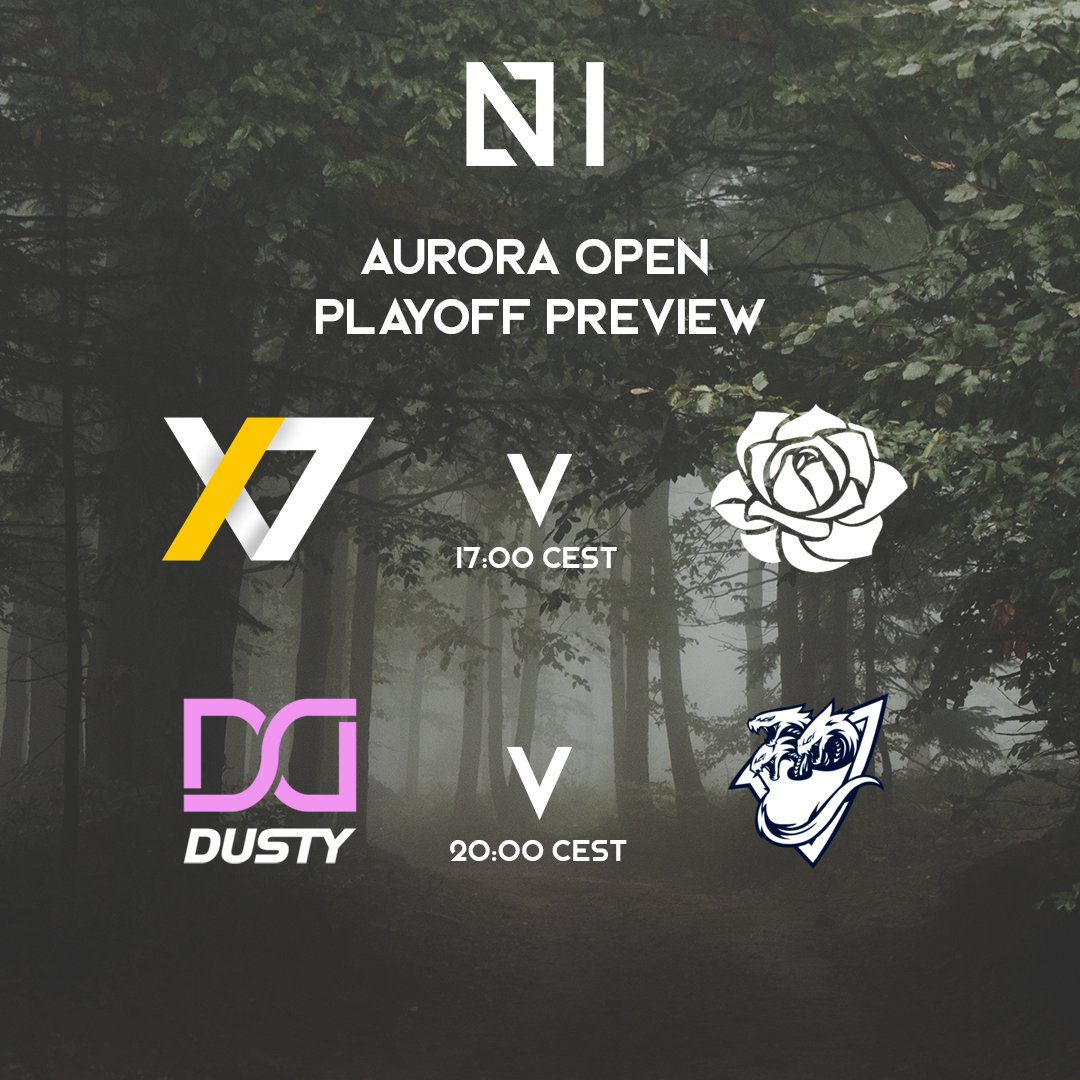 Day 2 of the Aurora Open Ro16 with some great matchups!

<a href="/X7_Esports/">X7 Esports</a> vs <a href="/RATEGAMINGDK/">RATE</a> 
 
<a href="/dustyiceland/">DUSTY</a> vs @HydrasEsport 

#NorthernIntel