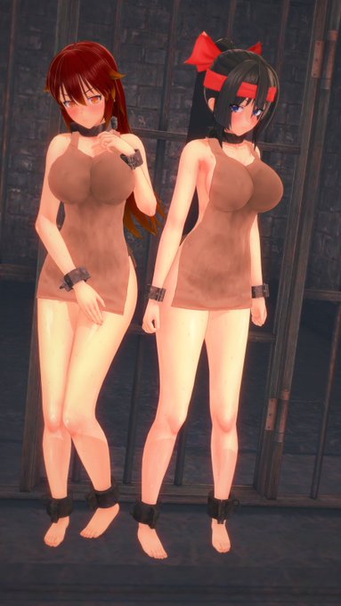 奴隷布たくし上げ 