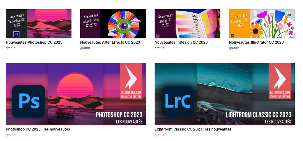 tutofr's tweet photo. Pour retrouver le recap des nouvelles fonctionnalités ajoutées à vos logiciels favoris de chez @adobe, nos formateurs ont préparé des tutos 100% gratuits suite aux annonces faites à #adobemax ! 😍
Ils sont tous à retrouver ici : https://t.co/26BunT3e4x https://t.co/8WDZ63ISix