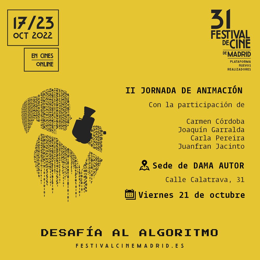 ¡Se viene Jornada de Animación! Enmarcada dentro del <a href="/fcmpnr/">Festival Cine Madrid</a>