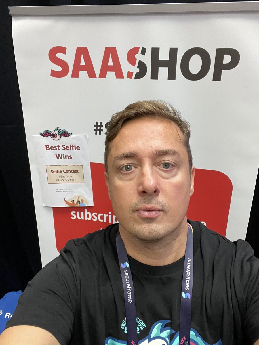 alextheuma's tweet photo. Selfie competition give me votes #saashop saastock2022 https://t.co/4k8nwQx7CW
